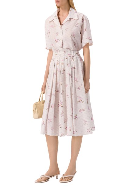 Женская хлопковая юбка MSGM, арт. 4041MDD19/267154