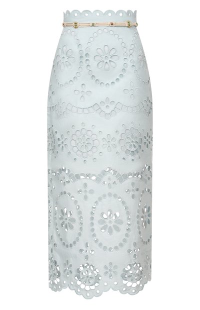 Женская льняная юбка ZIMMERMANN, арт. 6179SRS261