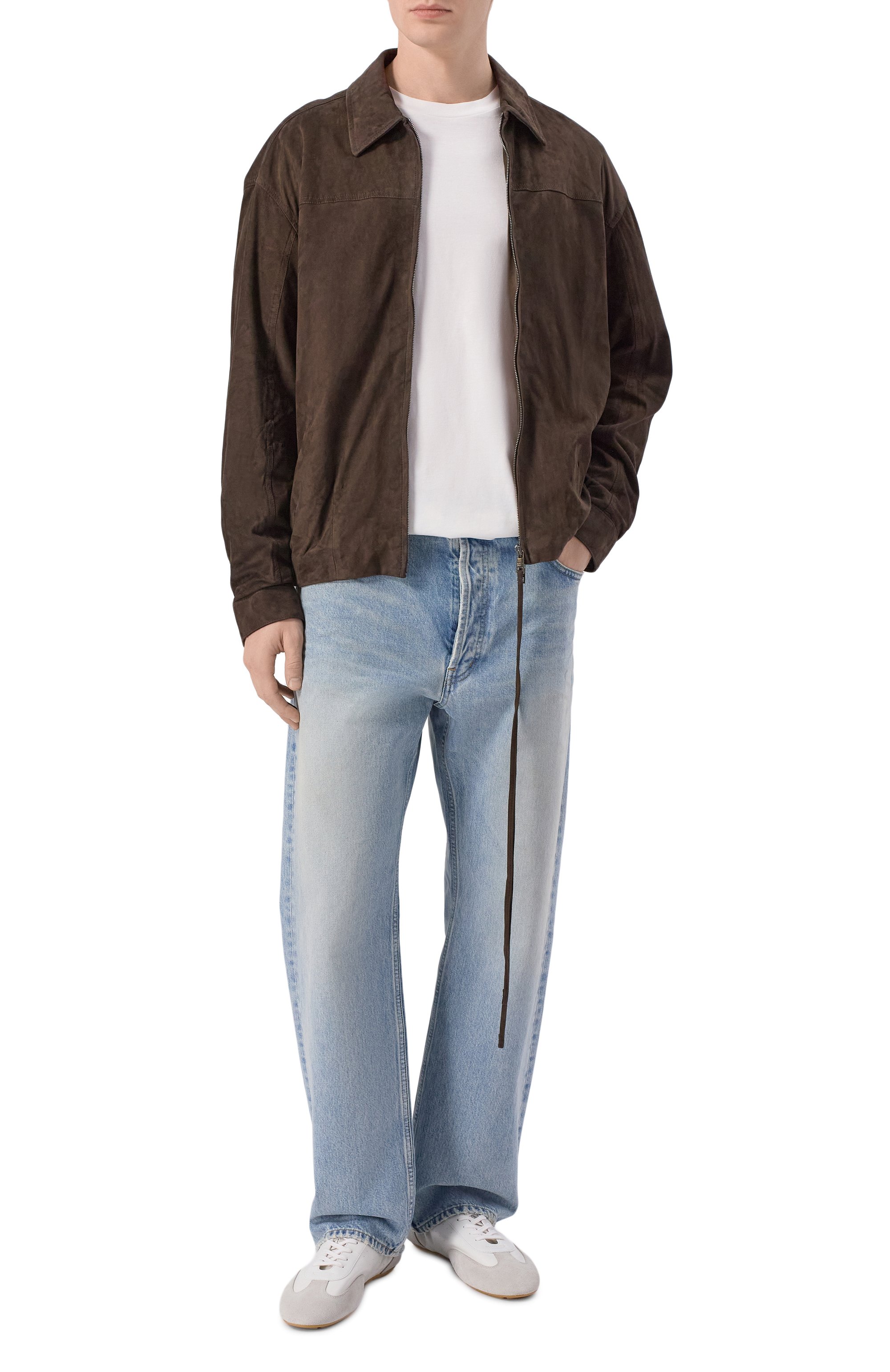 Кожаные кроссовки lewis SAINT LAURENT, арт. 862568/AAGB9, фото 2