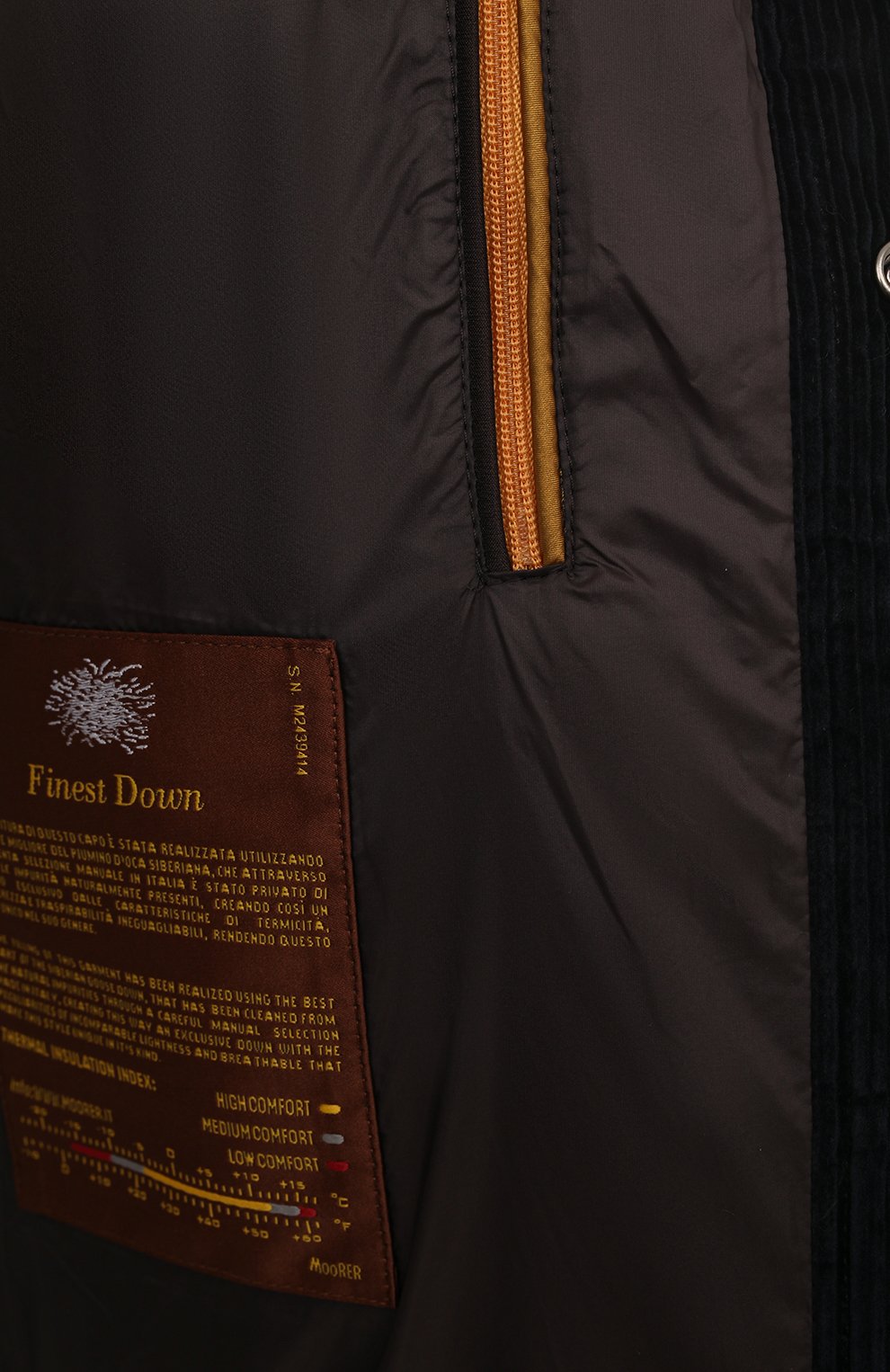 Вельветовый пуховик veton-vh MOORER, арт. 0TEV-VH, фото 6