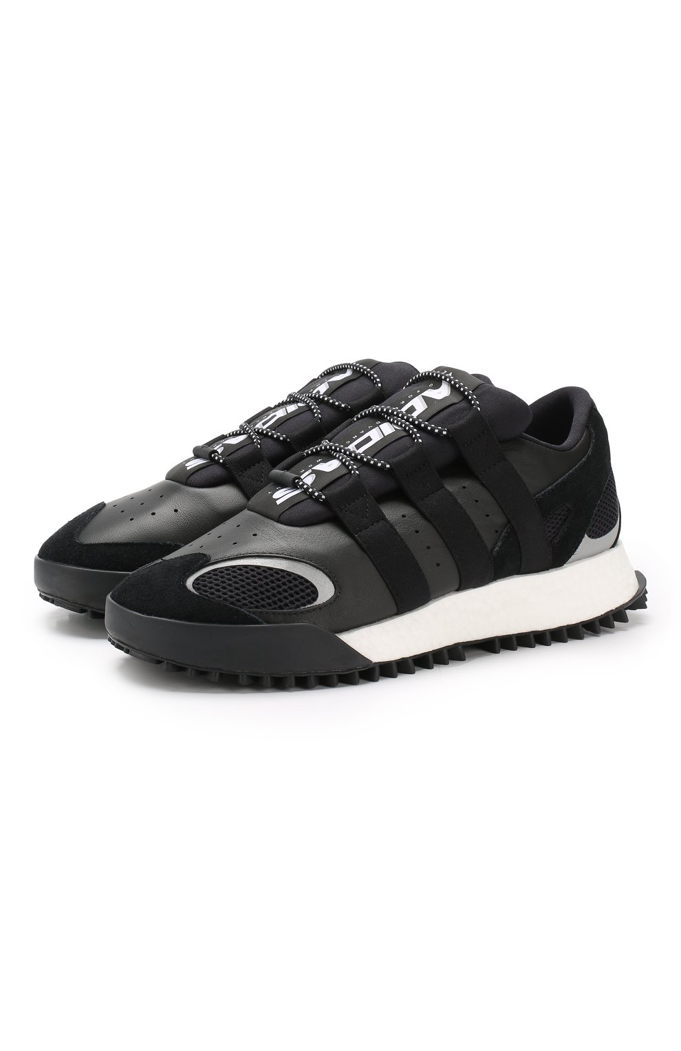 Комбинированные кроссовки wangbody run ADIDAS ORIGINALS BY ALEXANDER WANG, арт. EF2438/M, фото 1