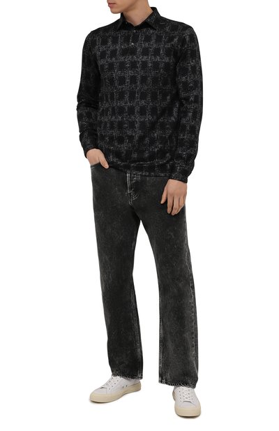 Поло из шерсти и шелка ZILLI SPORT, арт. MFW-66029-000/0003, фото 2