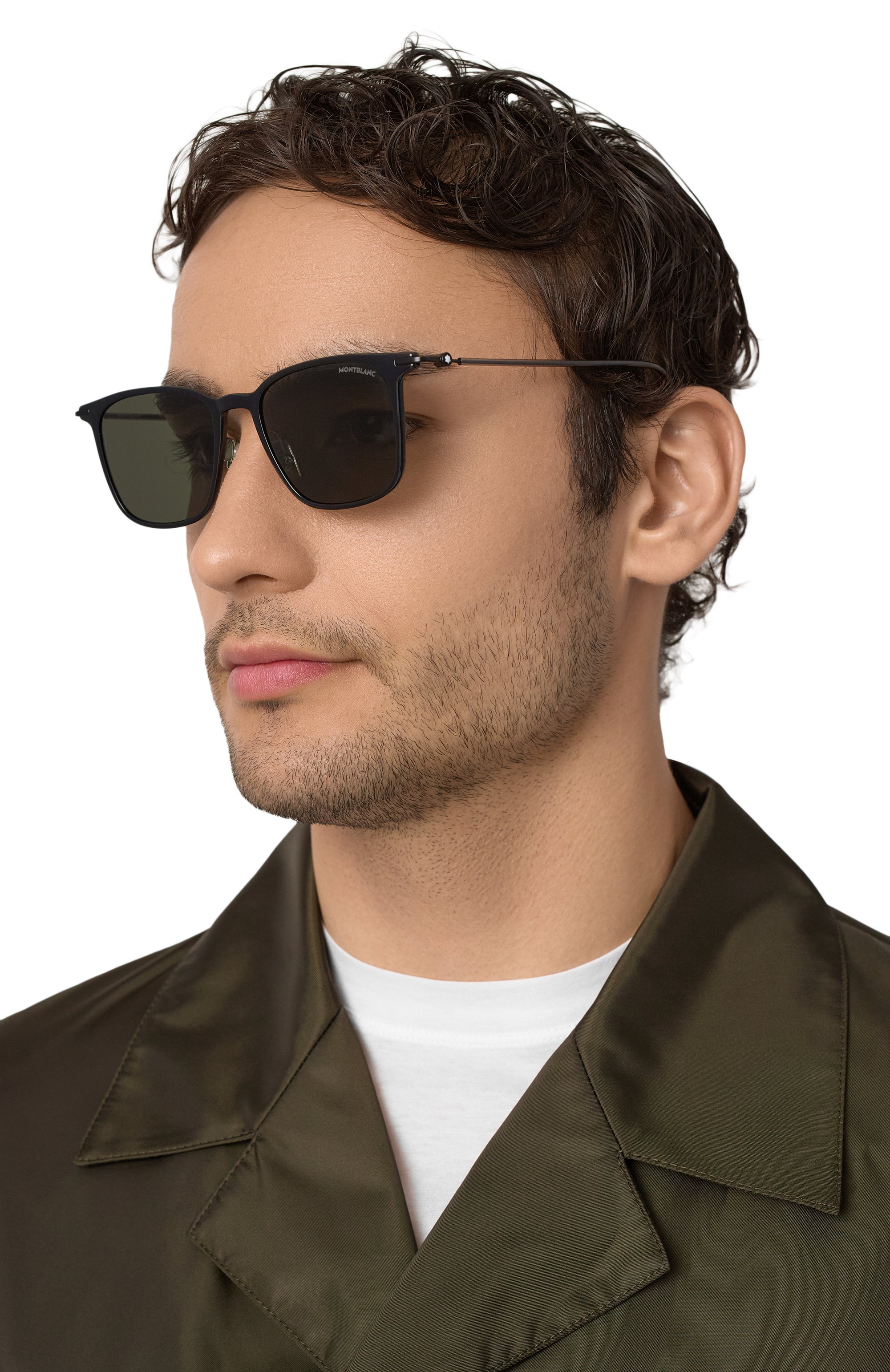 Солнцезащитные очки MONTBLANC черного цвета по цене 38100 руб., арт. MB0354S 001, фото 2 Солнцезащитные очки MONTBLANC, арт. MB0354S 001, фото 2