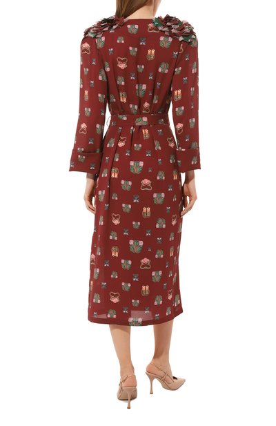 Шелковое платье ULYANA SERGEENKO, арт. ABM009FW22P 1464т22, фото 4