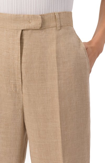 Льняные брюки MAX MARA STUDIO, арт. SATIRA, фото 5