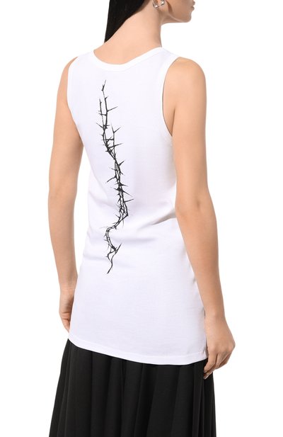 Хлопковая майка ANN DEMEULEMEESTER, арт. 2402-W-JT020-35-FA045-001, фото 4