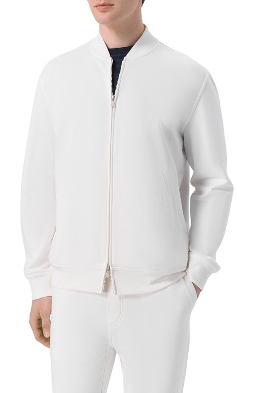 Хлопковая толстовка Brunello Cucinelli MW8639072G Белый  MW8639072G Фото 3