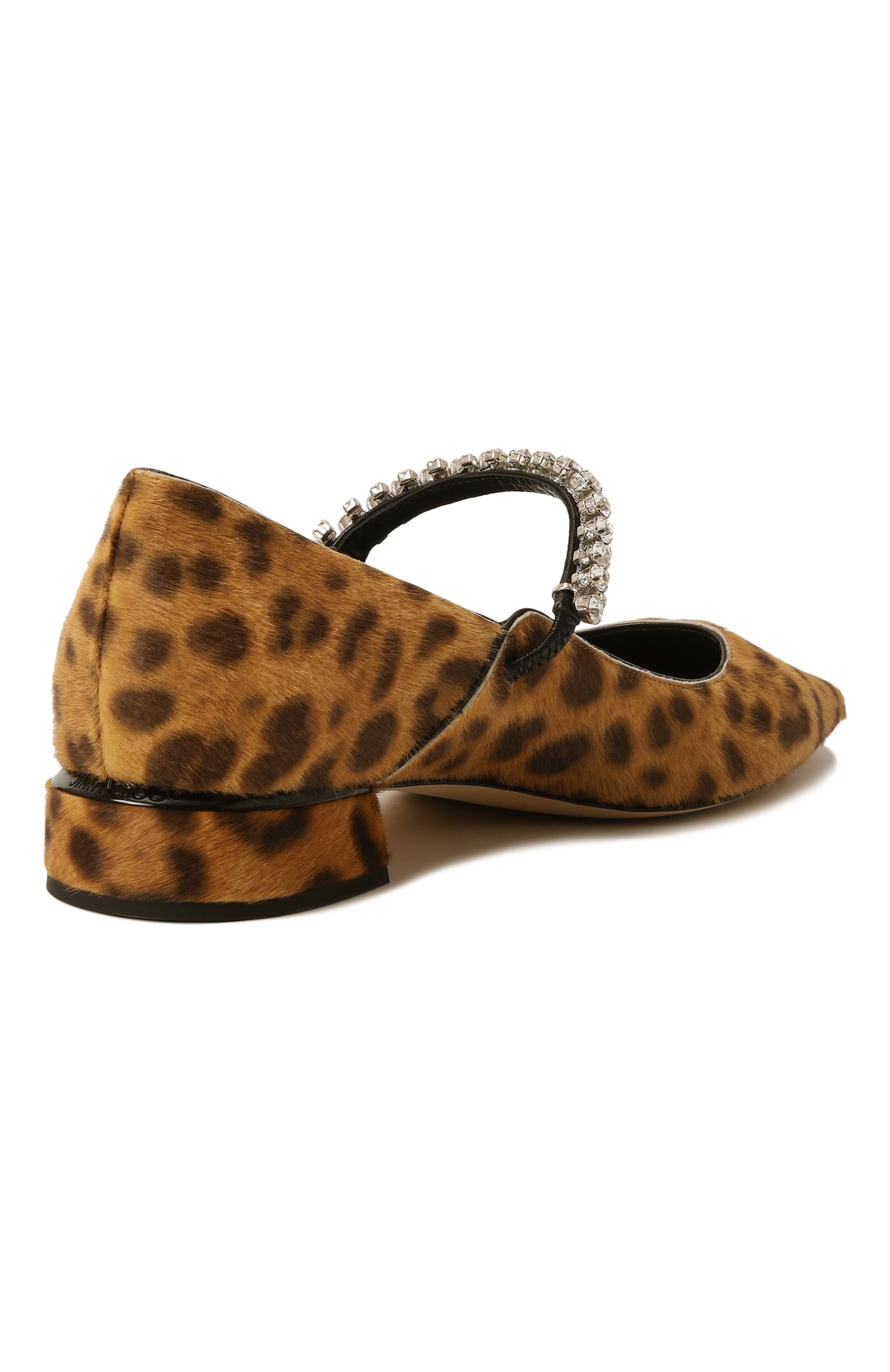 Кожаные туфли bing pump JIMMY CHOO, арт. BING PUMP FLAT/L0P, фото 5