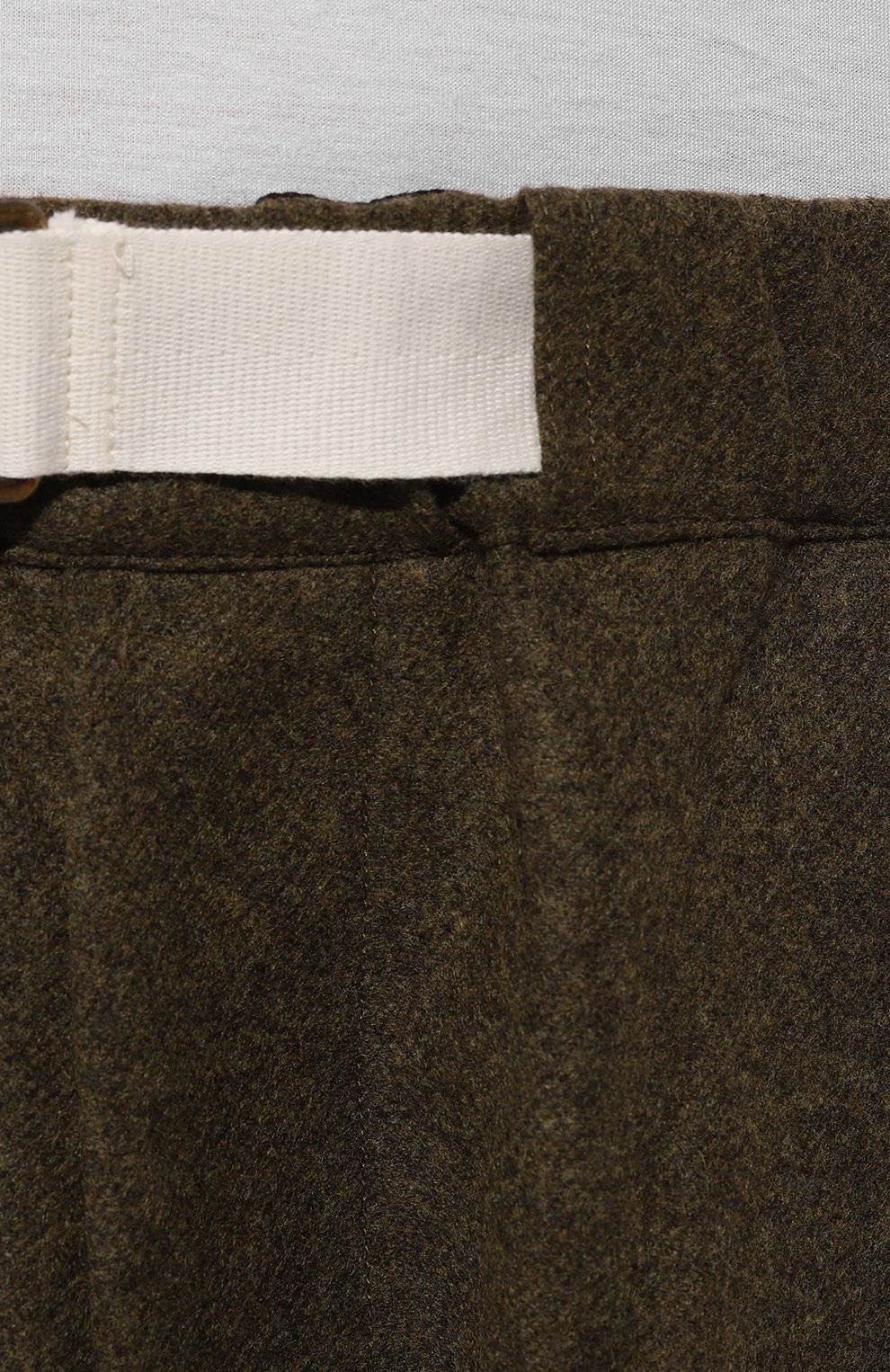 Шерстяные брюки DARKPARK хаки цвета по цене 72600 руб., арт. MTR09/FAW02, фото 5 Шерстяные брюки DARKPARK, арт. MTR09/FAW02, фото 5