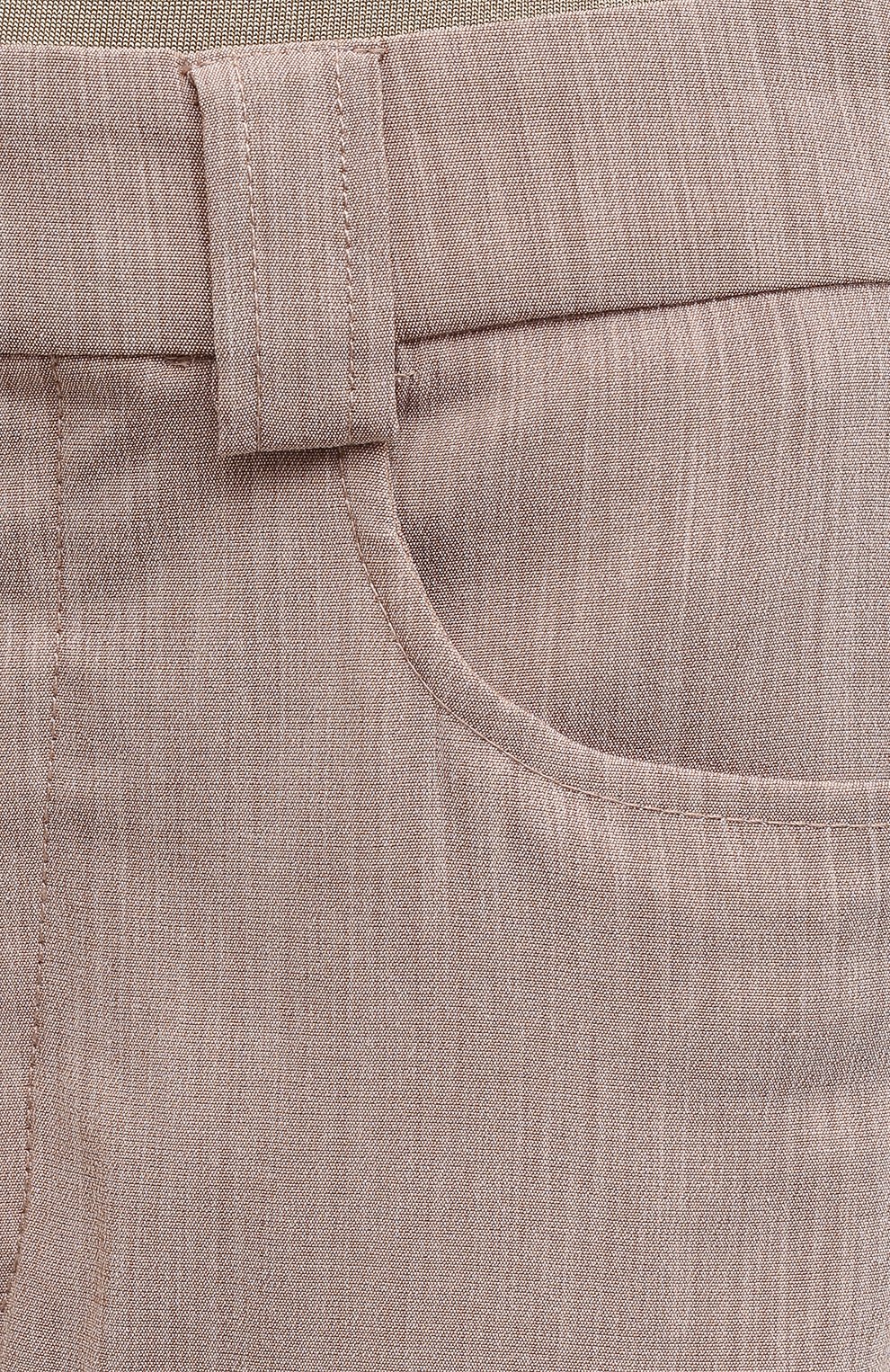 Брюки GANNI бежевого цвета по цене 25600 руб., арт. F5056, фото 5 Брюки GANNI, арт. F5056, фото 5