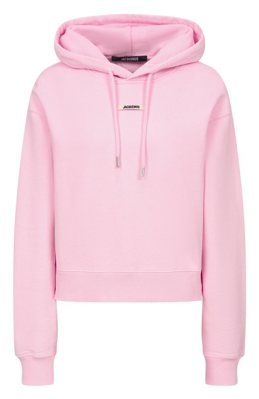 Хлопковое худи Jacquemus 24EH0W00247/AJ00109 Розовый 24EH0W00247/AJ00109