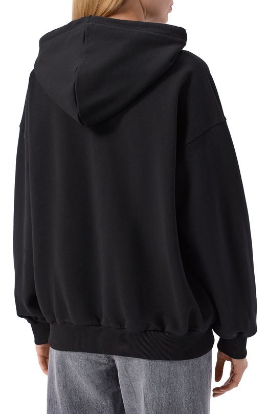 Хлопковое худи Flashin FS25HCROSB Чёрный  FS25HCROSB Фото 4