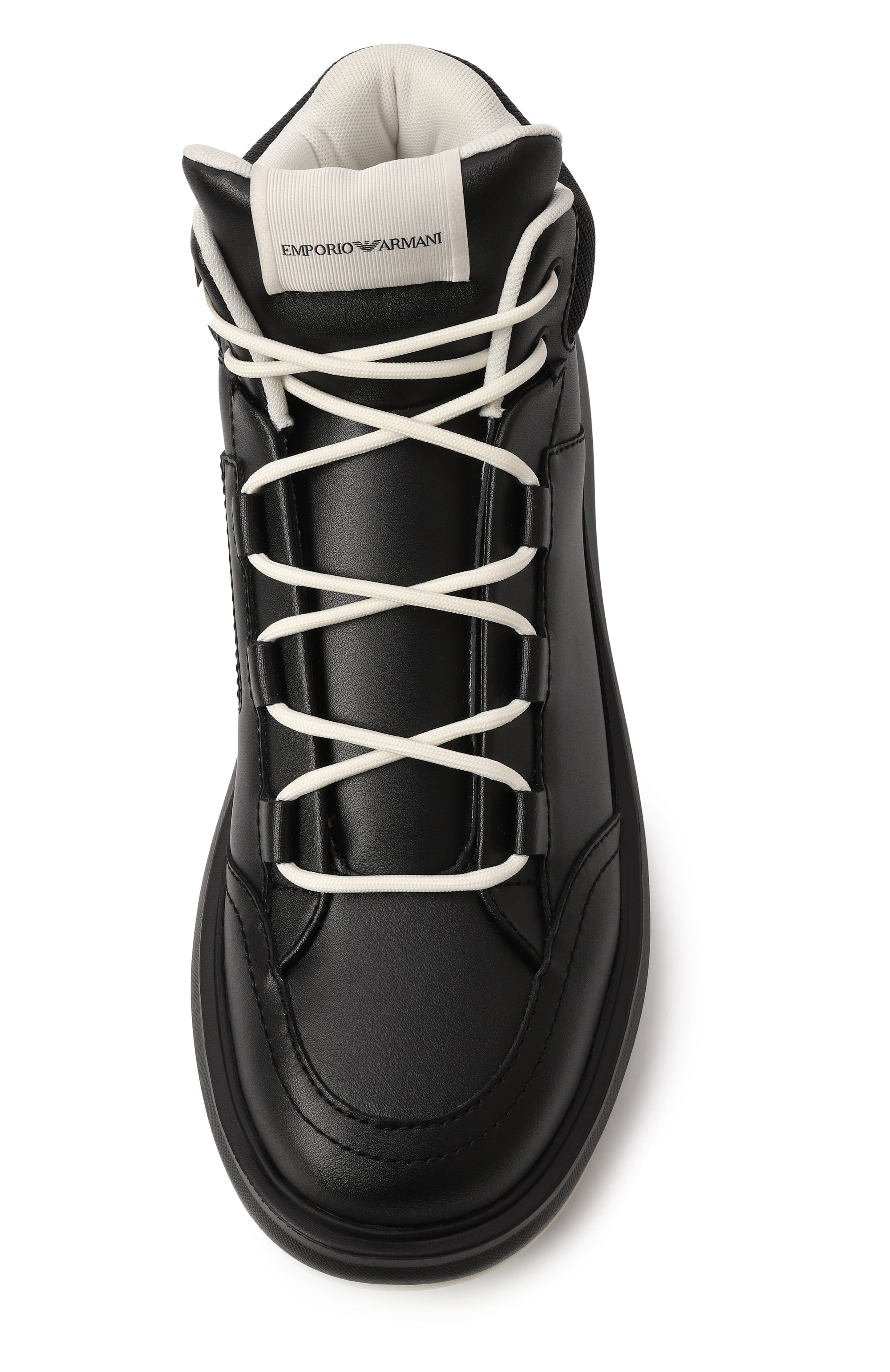 Кожаные кроссовки EMPORIO ARMANI, арт. X4Z135/XR201, фото 6