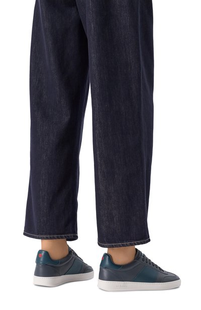 Женские кожаные кеды KITON, арт. DSSCHITN01461