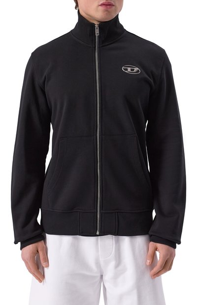 Хлопковая толстовка DIESEL, арт. A11439/0BMBJ, фото 3