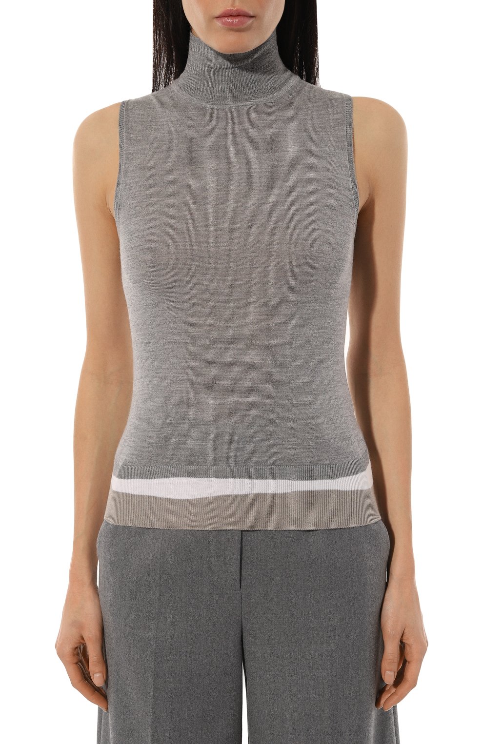 Топ из шерсти и шелка LORENA ANTONIAZZI, арт. A24111TM02D/2862, фото 3