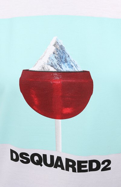 Хлопковая футболка DSQUARED2, арт. S72GD0247/S23009, фото 5