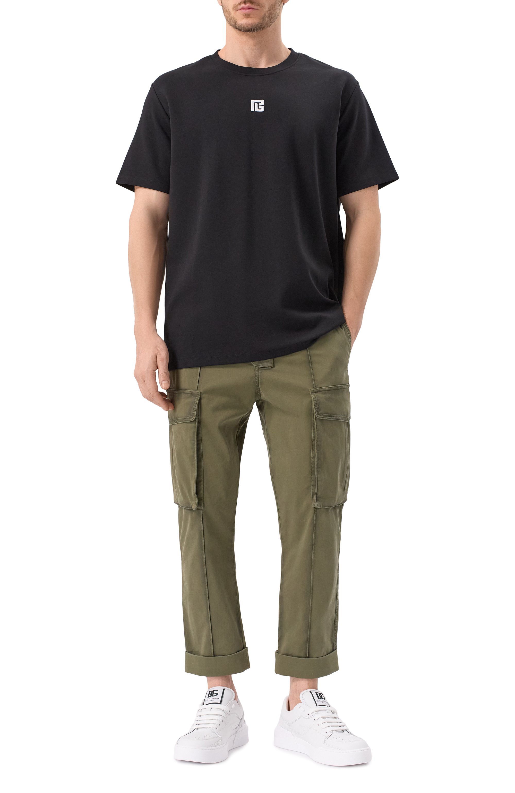 Хлопковые брюки-карго BALMAIN, арт. EH1PQ340/CF87, фото 2