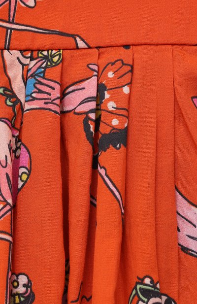 Комплект из платья и шорт STELLA MCCARTNEY кораллового цвета по цене 6955 руб., арт. 602544/SQK84, фото 3 Комплект из платья и шорт STELLA MCCARTNEY, арт. 602544/SQK84, фото 3