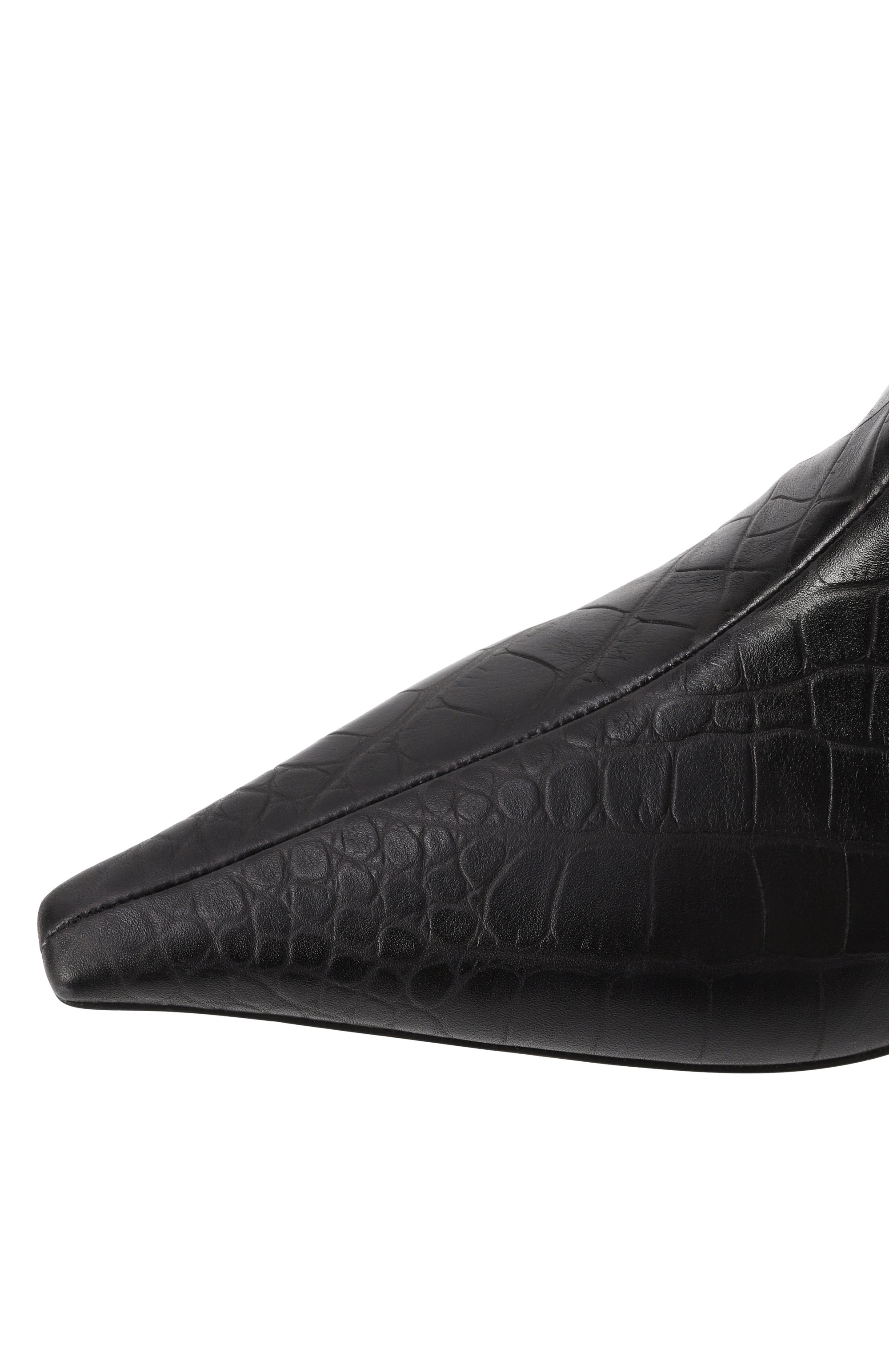 Кожаные сапоги mun 60 DOLCE & GABBANA черного цвета по цене 199500 руб., арт. CU1139/AC606, фото 7 Кожаные сапоги mun 60 DOLCE & GABBANA, арт. CU1139/AC606, фото 7