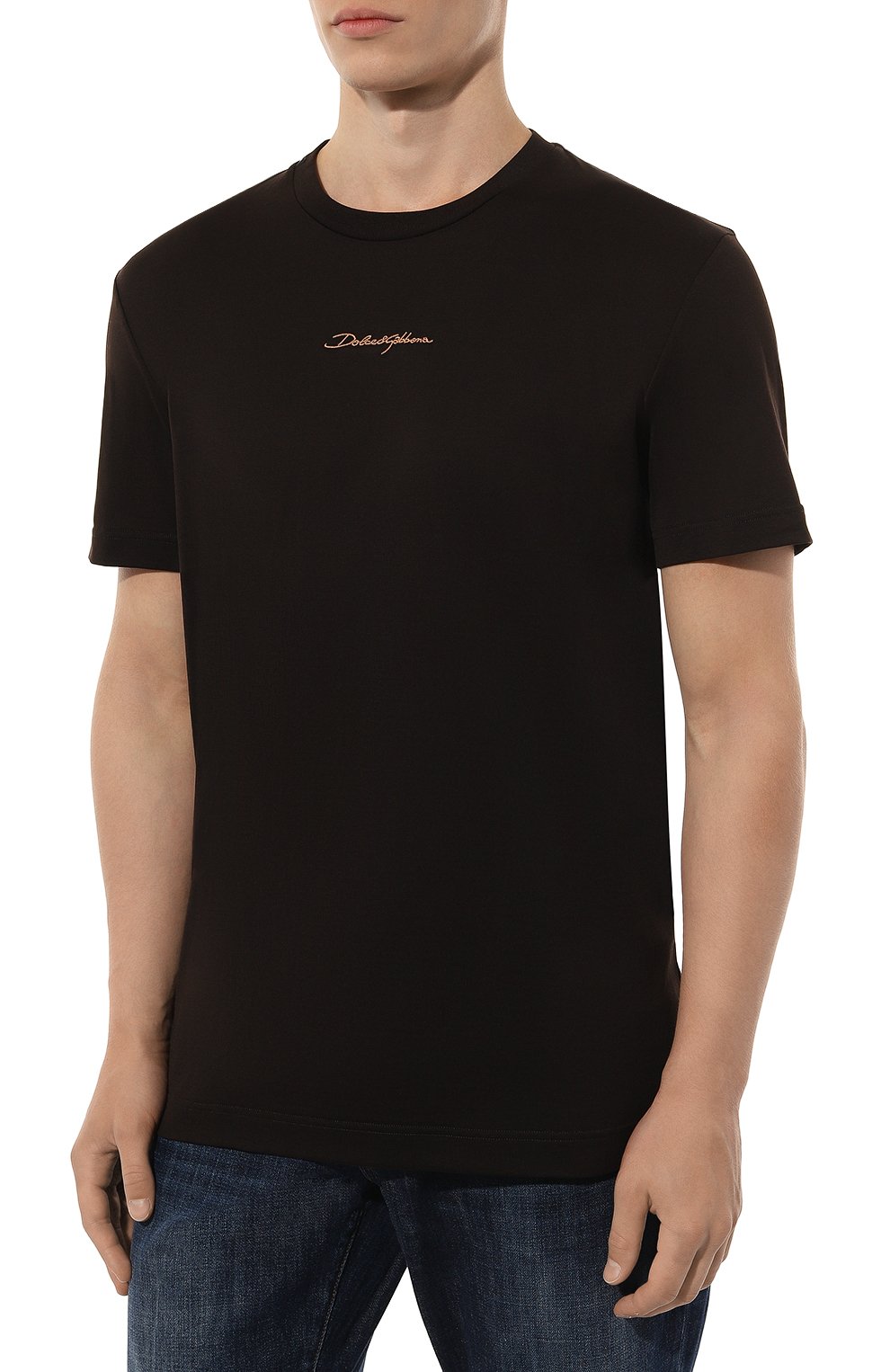 Хлопковая футболка DOLCE & GABBANA, арт. G8RN8Z/G7NUB, фото 3