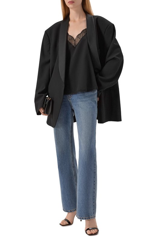 Шелковый топ Zadig and Voltaire WWCR01313 Чёрный  WWCR01313 Фото 2