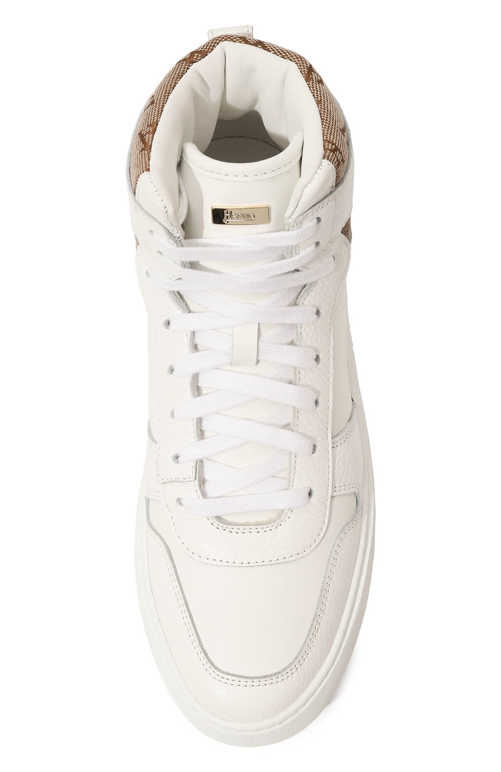 Кожаные кеды HERNO, арт. SH012DM/SH0E7, фото 6