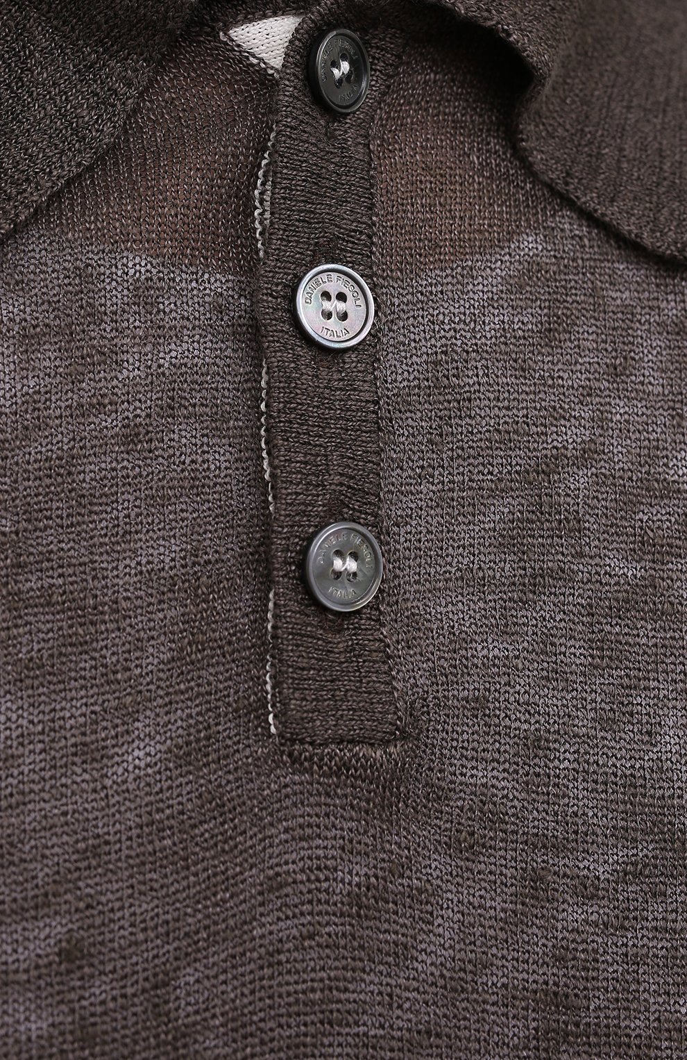 Поло DANIELE FIESOLI коричневого цвета по цене 22050 руб., арт. DF 0376/J, фото 5 Поло DANIELE FIESOLI, арт. DF 0376/J, фото 5