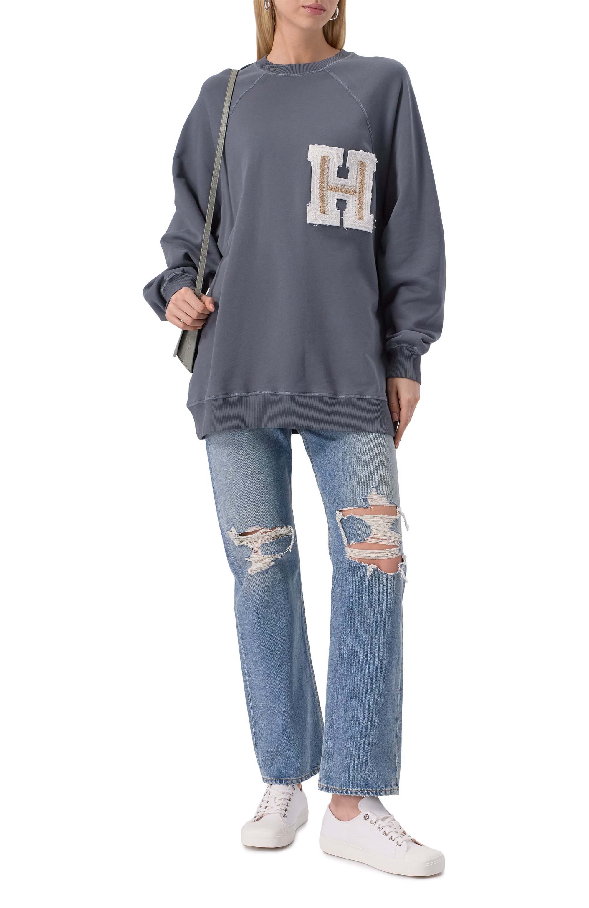 Хлопковый свитшот HALFBOY, арт. HS251WF022, фото 2