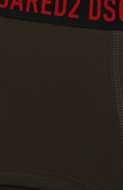 Комплект из двух пар боксеров DSQUARED2 хаки цвета по цене 5995 руб., арт. DQ1058-D008J, фото 4 Комплект из двух пар боксеров DSQUARED2, арт. DQ1058-D008J, фото 4
