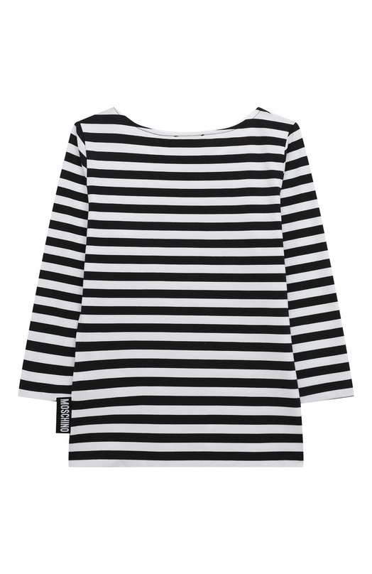 Хлопковый лонгслив Moschino 2