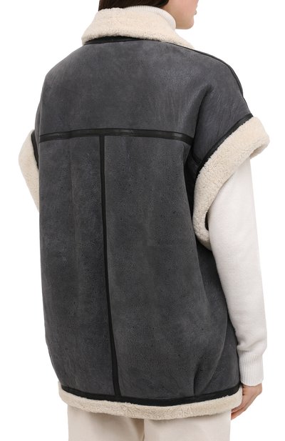 Жилет из овчины ISABEL MARANT ETOILE, арт. MA0775-20A013E/ADELIA, фото 4