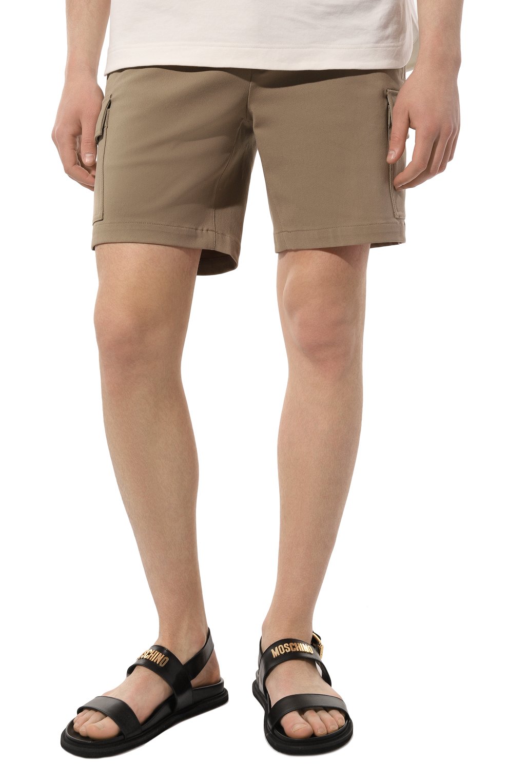 Кожаные сандалии MOSCHINO, арт. MB16213G0G/GA0, фото 3