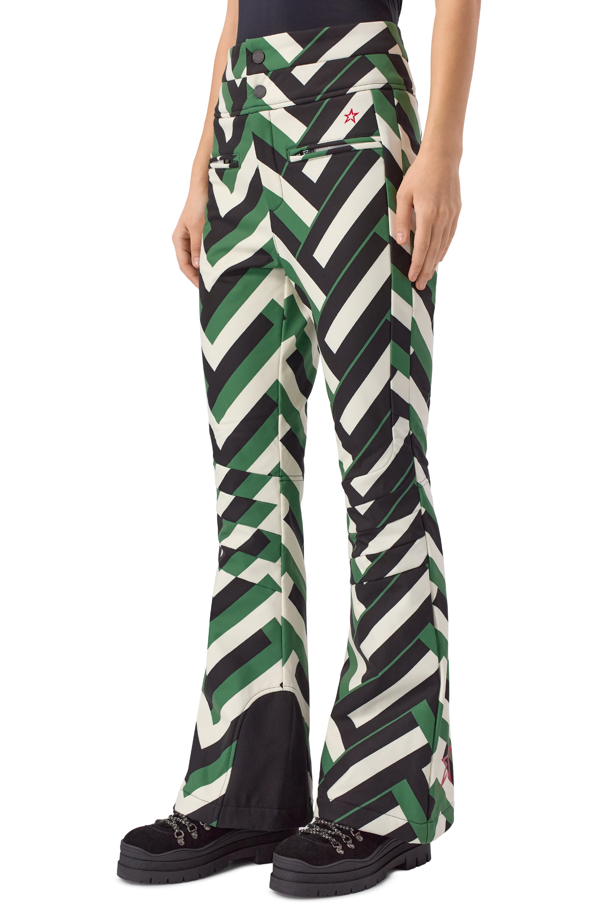 Брюки PERFECT MOMENT зеленого цвета по цене 124500 руб., арт. W3001223/2343, фото 3 Брюки PERFECT MOMENT, арт. W3001223/2343, фото 3