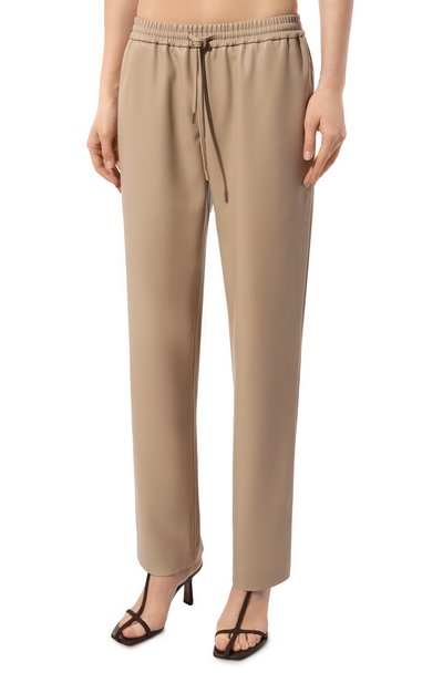 Брюки из экокожи SEVEN LAB бежевого цвета по цене 24780 руб., арт. SPE.05.700.208, фото 3 Брюки из экокожи SEVEN LAB, арт. SPE.05.700.208, фото 3