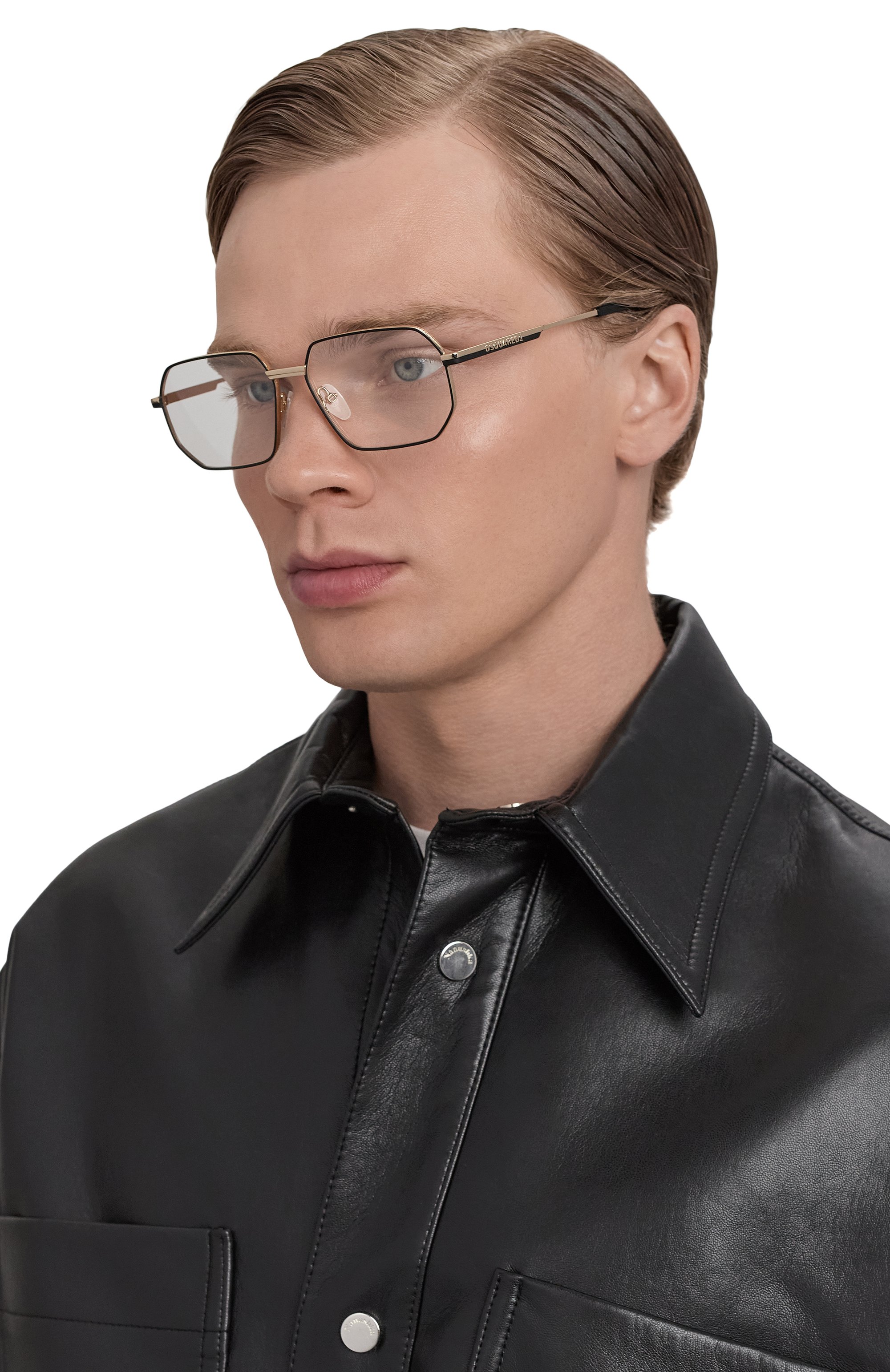 Оправа DSQUARED2 черного цвета по цене 23950 руб., арт. D20158 0NZ, фото 2 Оправа DSQUARED2, арт. D20158 0NZ, фото 2