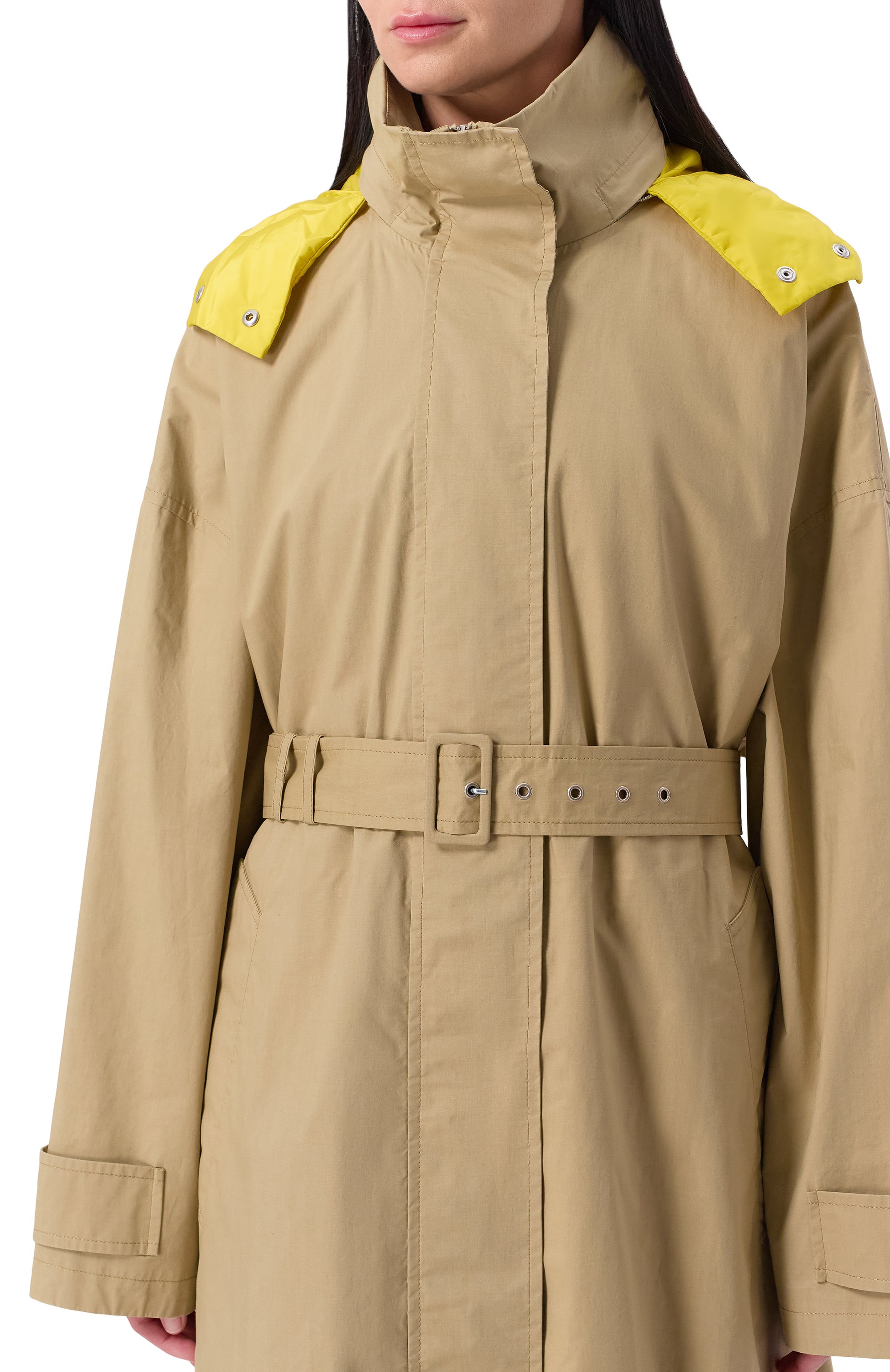 Хлопковый плащ PRADA, арт. 29X256/15DE, фото 5