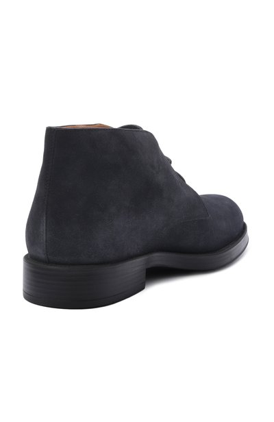 Замшевые дезерты TOD’S темно-синего цвета по цене 89950 руб., арт. XXM75L00D80/RE0, фото 4 Замшевые дезерты TOD’S, арт. XXM75L00D80/RE0, фото 4