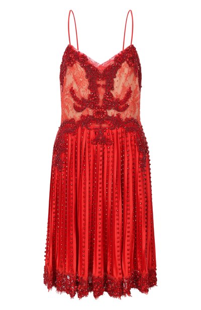 Женское шелковое платье с отделкой бисером GIVENCHY, арт. 17I2005310