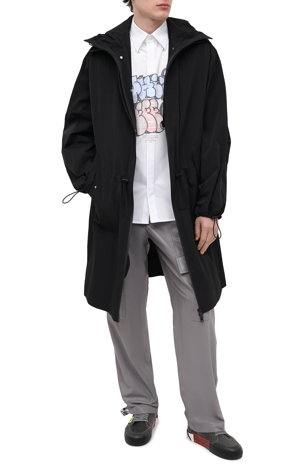 Хлопковая рубашка OFF-WHITE, арт. 0MGA152R21FAB002, фото 2