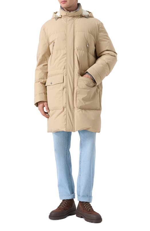 Пуховик Brunello Cucinelli MM4911827 Бежевый  MM4911827 Фото 3