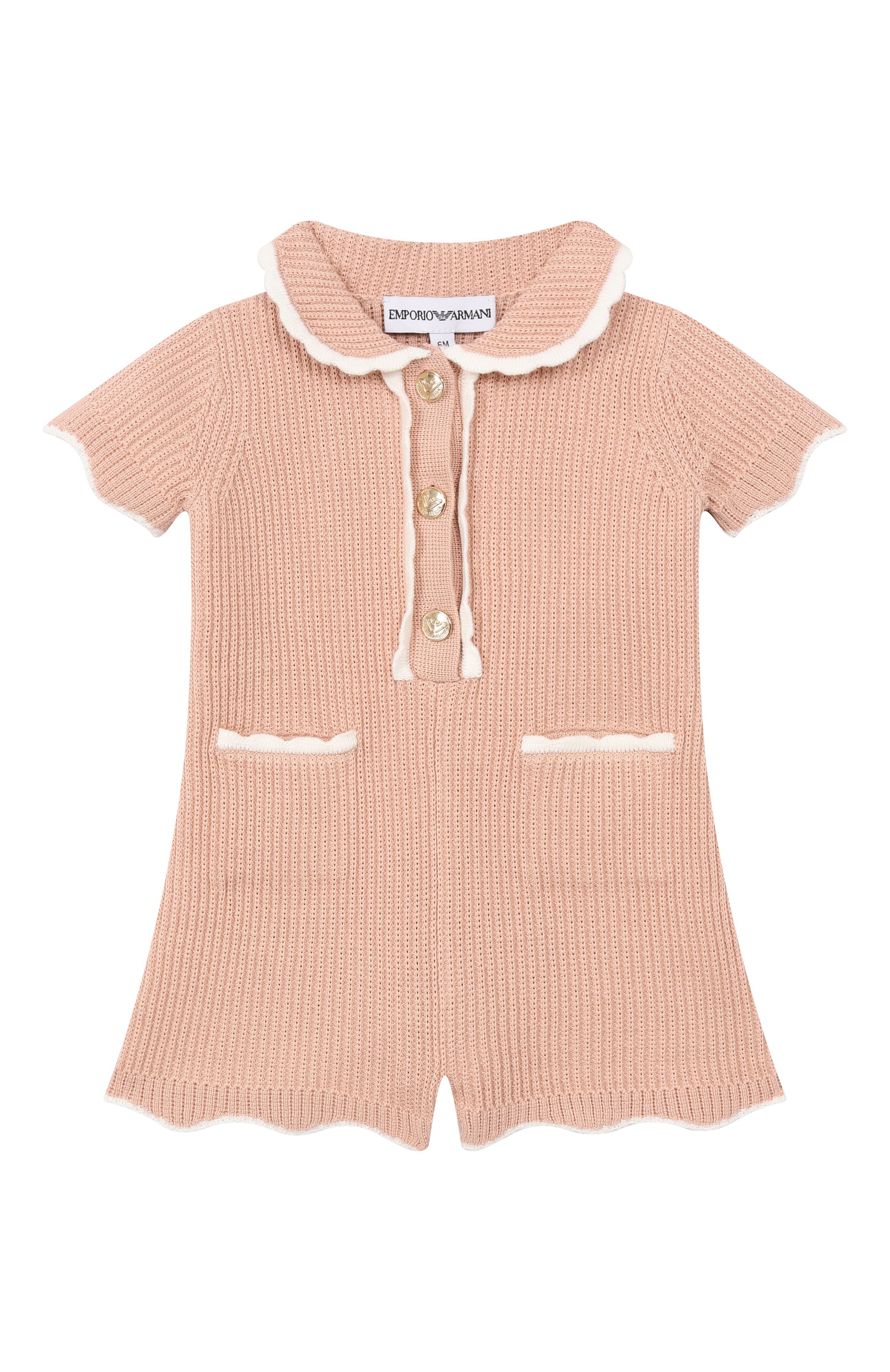 Хлопковый песочник EMPORIO ARMANI, арт. EG000755/AF22776, фото 1