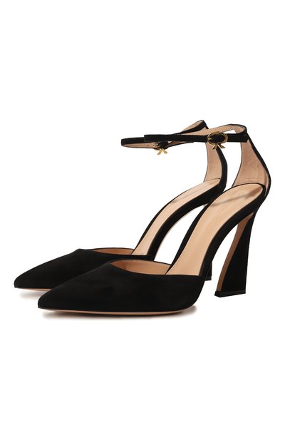 Женские замшевые туфли GIANVITO ROSSI, арт. G40333.15RIC.CAMNER0