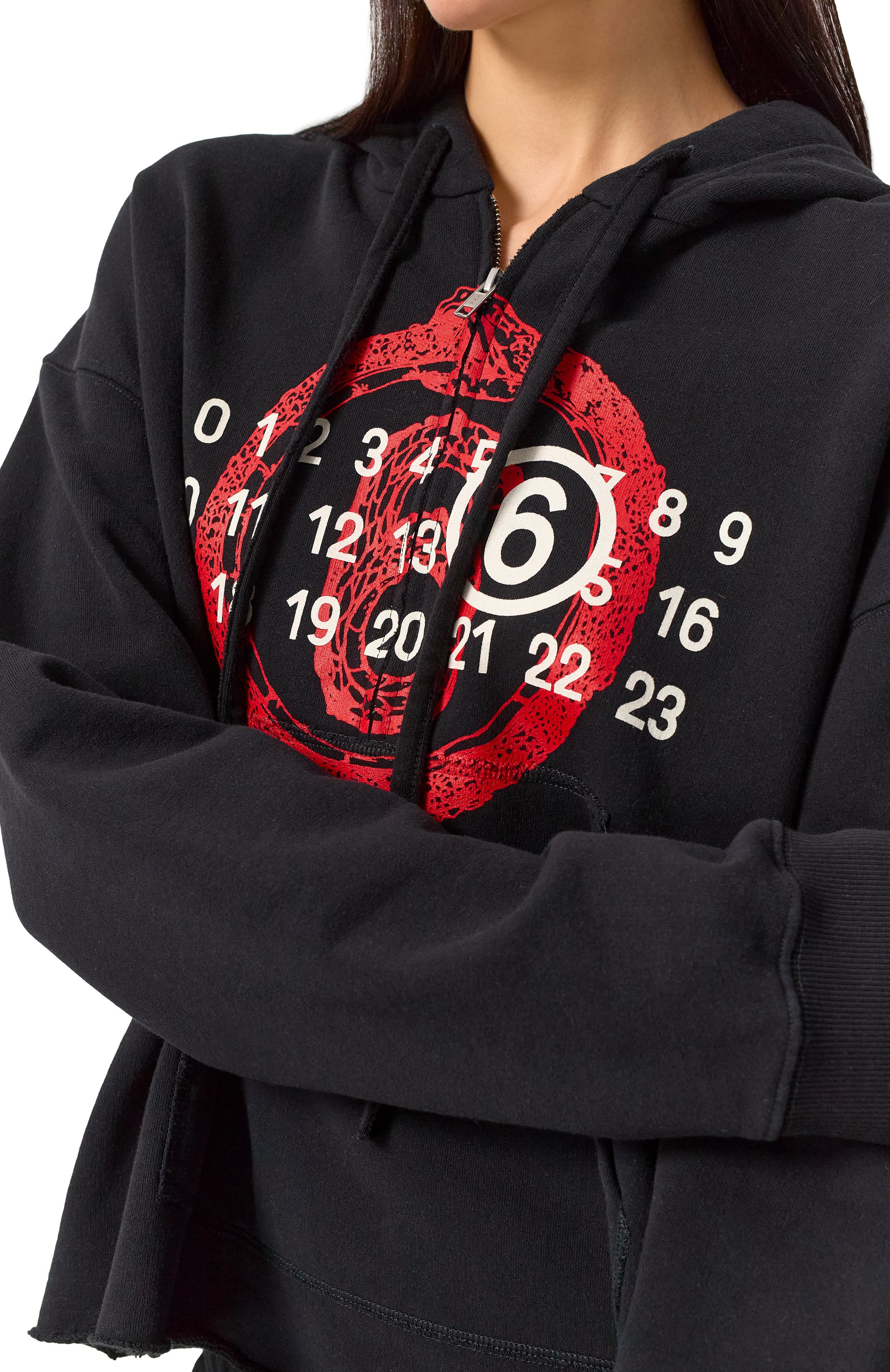 Хлопковое худи MM6, арт. S62GU0136/M25014, фото 5