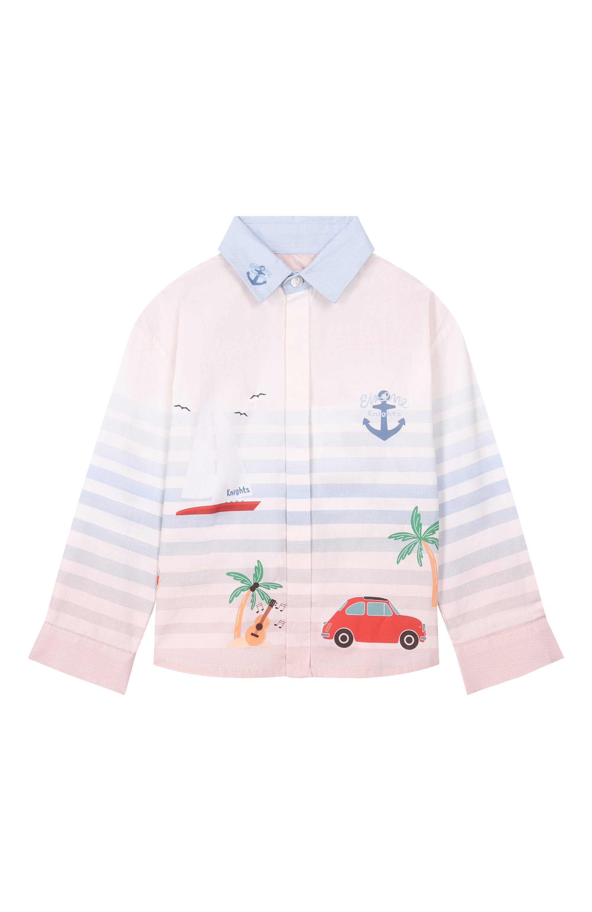 Хлопковая рубашка EIRENE светло-розового цвета по цене 10450 руб., арт. SS26133, фото 1 Хлопковая рубашка EIRENE, арт. SS26133, фото 1