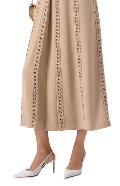 Кожаные туфли devotion DOLCE & GABBANA белого цвета по цене 108000 руб., арт. CG0854/A5738, фото 3 Кожаные туфли devotion DOLCE & GABBANA, арт. CG0854/A5738, фото 3