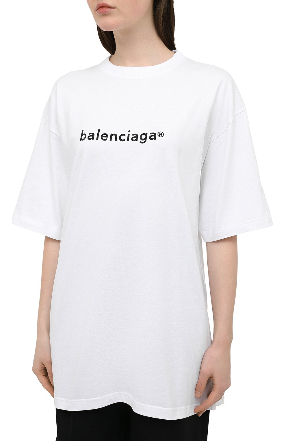 Хлопковая футболка BALENCIAGA, арт. 641655/TIV54, фото 3