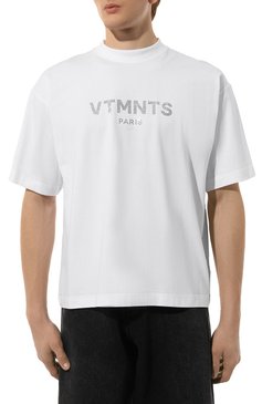 Хлопковая футболка VTMNTS, арт. VL22TR300W, фото 7
