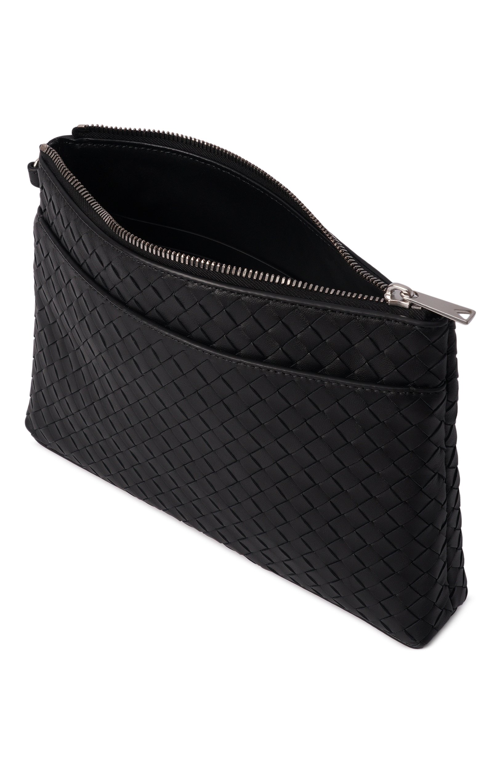Кожаный футляр для документов BOTTEGA VENETA черного цвета по цене 257500 руб., арт. 876093/V0010, фото 3 Кожаный футляр для документов BOTTEGA VENETA, арт. 876093/V0010, фото 3