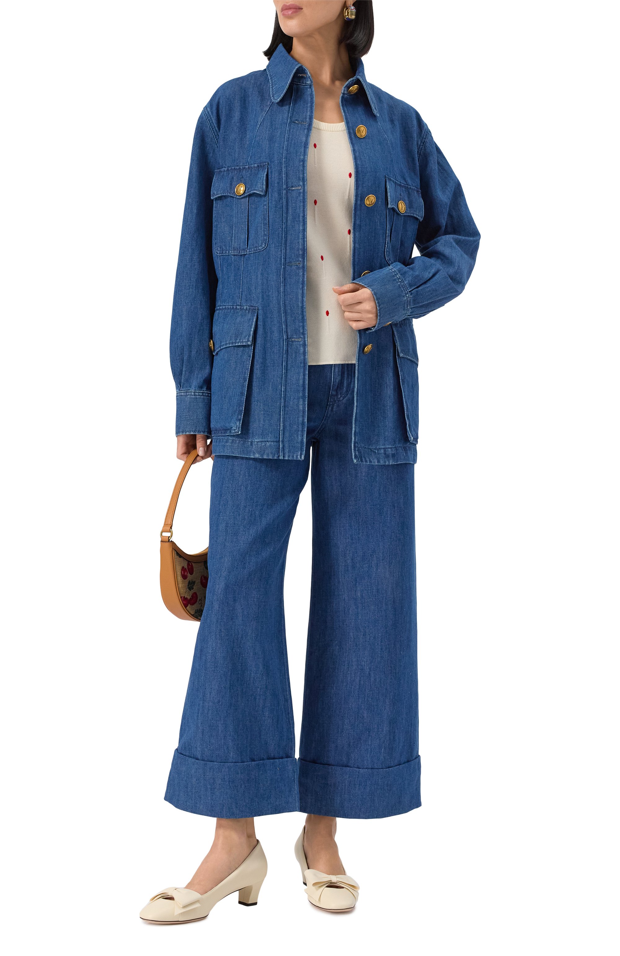 Джинсовая куртка VALENTINO, арт. 6B3DC03J94C, фото 2